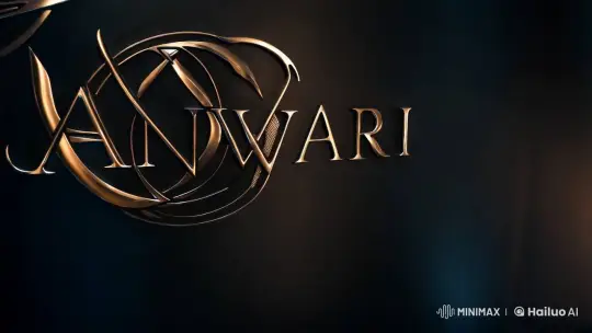Anwari Brand Logo Presentation with Cinematic Aesthetics – AI Generated Video | Hailuo AI
