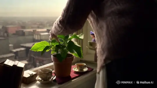 Elderly Love and Spirit of a Ficus: A Tale of Life and Loss – AI Generated Video | Hailuo AI