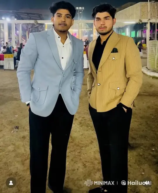 Stylish Men Share Affectionate Moment – AI Generated Video | Hailuo AI