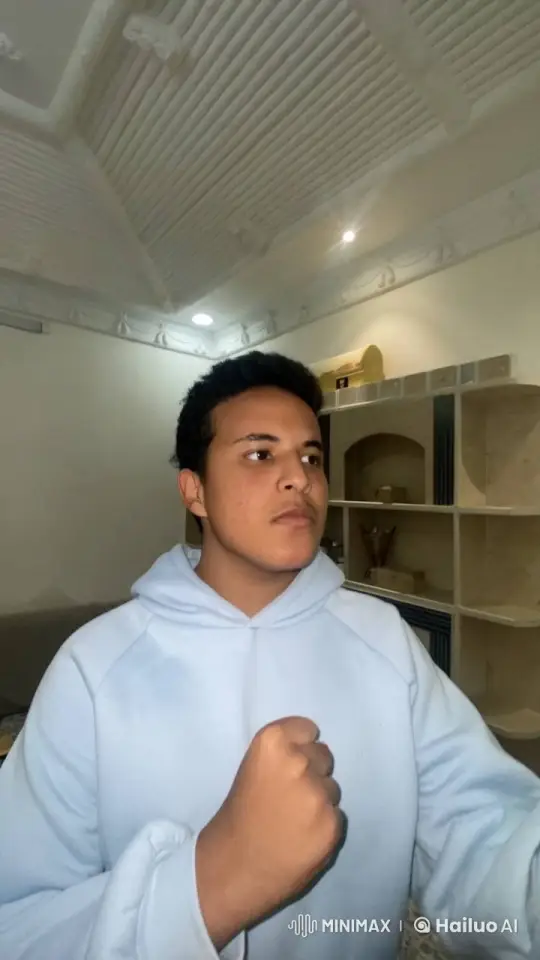 Young Person Smoking in Static Indoor Setting – AI Generated Video | Hailuo AI