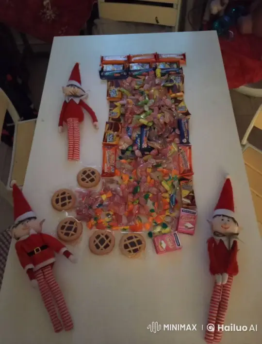 Elves Playfully Interact with Candies and Cookies – AI Generated Video | Hailuo AI