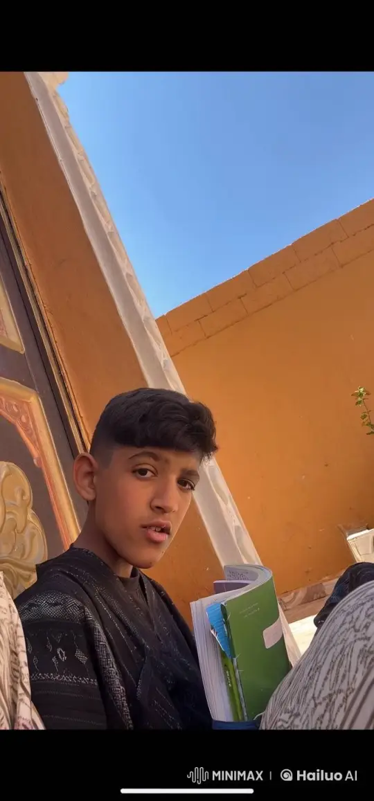 Young Boy Reflects with a Cigarette Against an Orange Wall – AI Generated Video | Hailuo AI