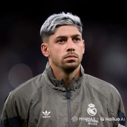 Silver-haired Man in Real Madrid Jacket Smokes Contemplatively – AI Generated Video | Hailuo AI
