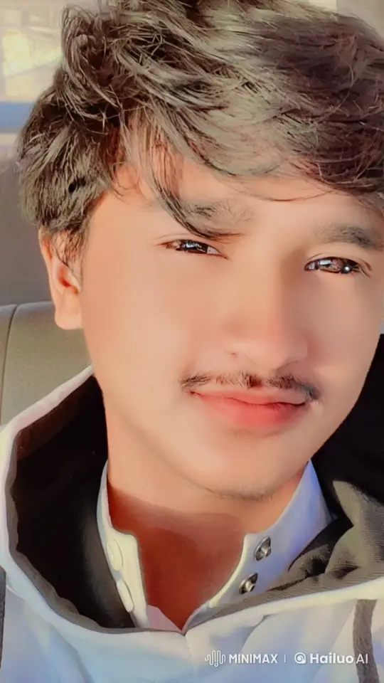 Young Man Smoking Calmly in Sunlit Car – AI Generated Video | Hailuo AI