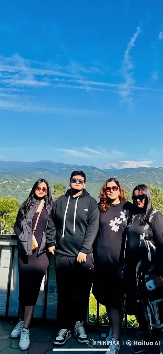 Group Running with Scenic Mountain Background – AI Generated Video | Hailuo AI