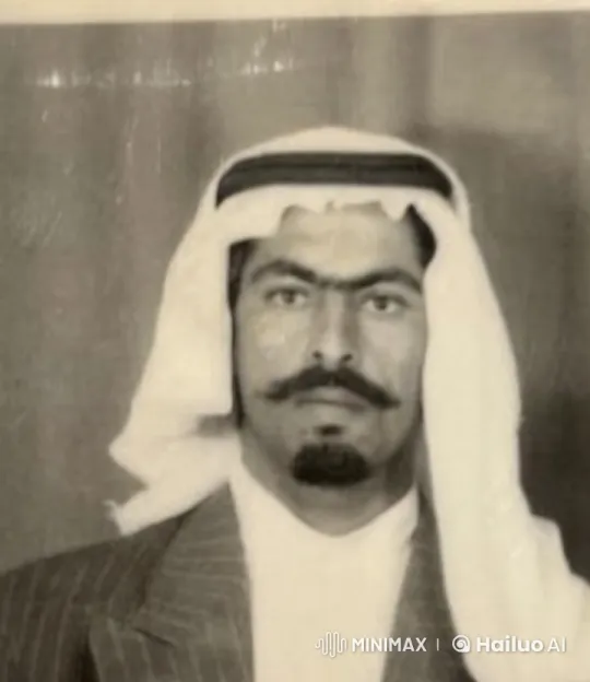Man in Arabic Attire Shows Grading Smile – AI Generated Video | Hailuo AI