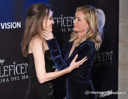 Angelina Jolie and Michelle Pfeiffer Kiss at 'Maleficent: Mistress of Evil' Premiere – AI Generated Video | Hailuo AI