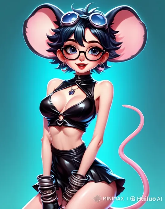 Anthropomorphic Mouse Dances Gracefully in Live2D Animation – AI Generated Video | Hailuo AI