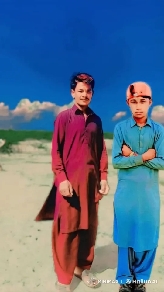 Individuals in Traditional Attire Greet and Embrace – AI Generated Video | Hailuo AI