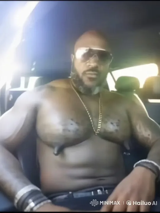 Man Smoking in Car with Dramatic Sunlight Effects – AI Generated Video | Hailuo AI