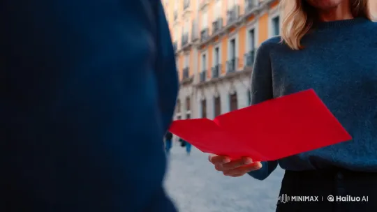 Mystery of the Red Envelope in Madrid's Streets – AI Generated Video | Hailuo AI