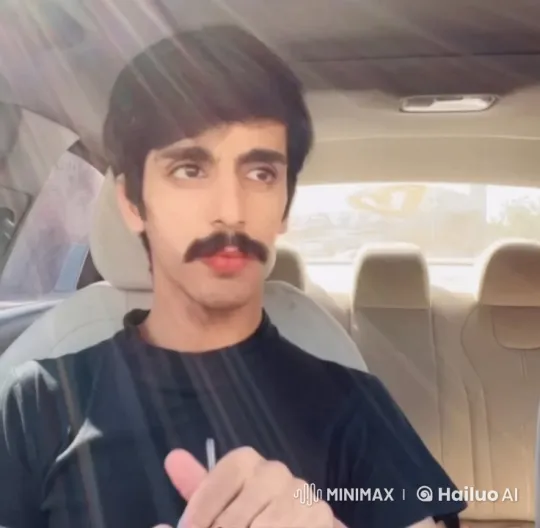 Man Smoking in Sunlit Car – AI Generated Video | Hailuo AI
