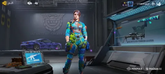 Confident Operative in High-Tech U.A.C. Headquarters – AI Generated Video | Hailuo AI