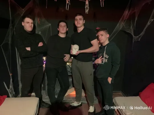 Haunted Skull Comes Alive in Spooky Room – AI Generated Video | Hailuo AI