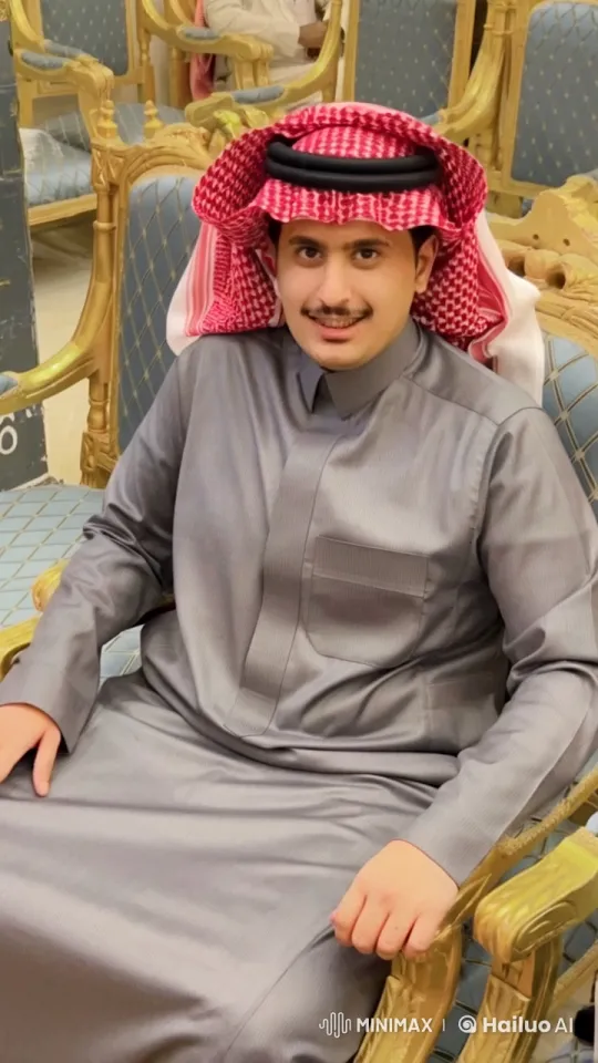 Man Smokes Cigarette in Ornate Chair Amidst Serene Ambiance – AI Generated Video | Hailuo AI
