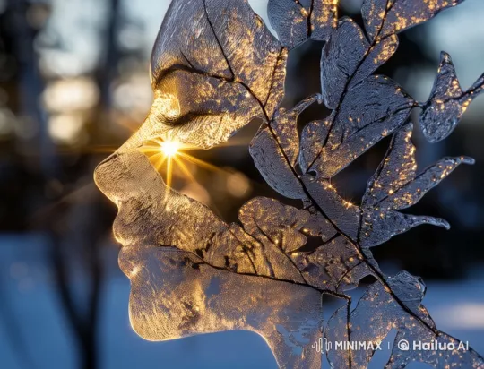 Icy Sculpture Comes Alive in Captivating Animation – AI Generated Video | Hailuo AI