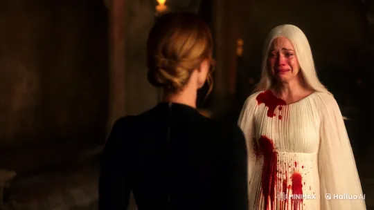 Contrasting Women in Dramatic Scene with Emotional Depths – AI Generated Video | Hailuo AI
