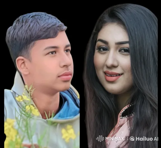 Young Couple Shares Tender Kiss Against Black Background – AI Generated Video | Hailuo AI
