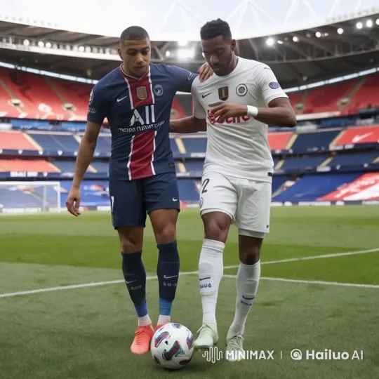 Soccer Players Displaying Camaraderie on the Field – AI Generated Video | Hailuo AI