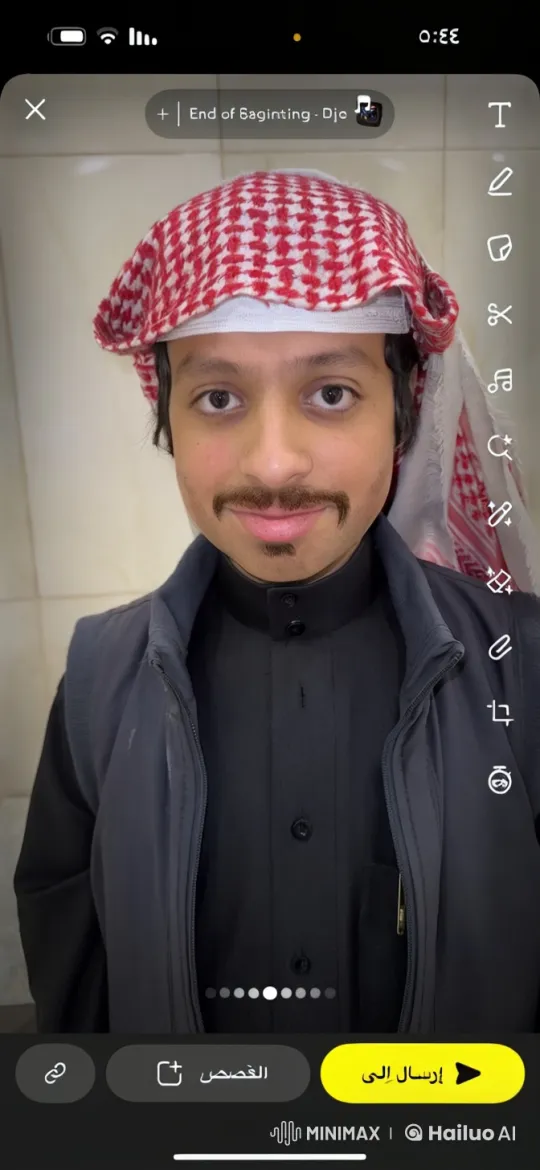 Man in Traditional Attire Smokes Cigarette – AI Generated Video | Hailuo AI