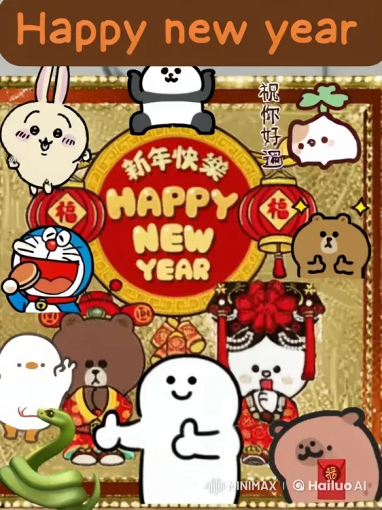 Animated Characters Transition from Celebration to Combat – AI Generated Video | Hailuo AI