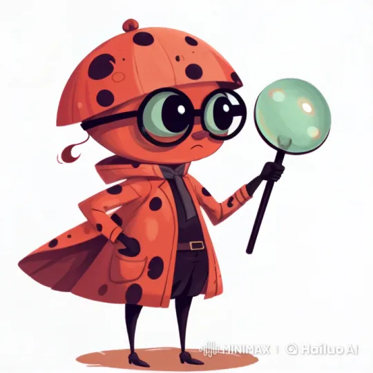 Ladybug Detective Follows Mysterious Footprints – AI Generated Video | Hailuo AI