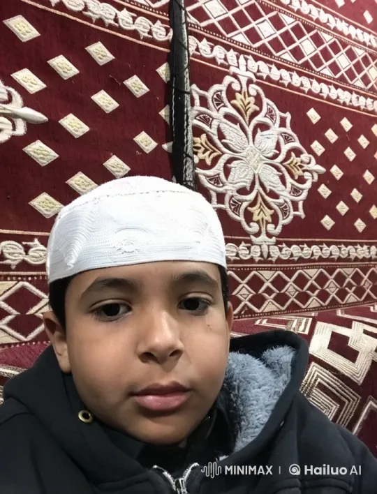 Boy Reflects with Pipe Against Patterned Background – AI Generated Video | Hailuo AI