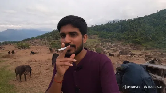 Person Smoking: Health Risks and Addiction Concerns – AI Generated Video | Hailuo AI