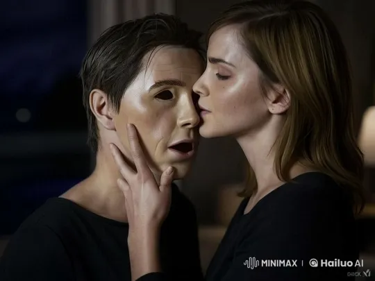 Woman Reveals True Beauty by Removing Mask – AI Generated Video | Hailuo AI
