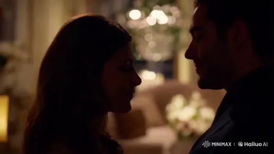 Intimate Couple's Kiss Captured in Artful Cinematography – AI Generated Video | Hailuo AI