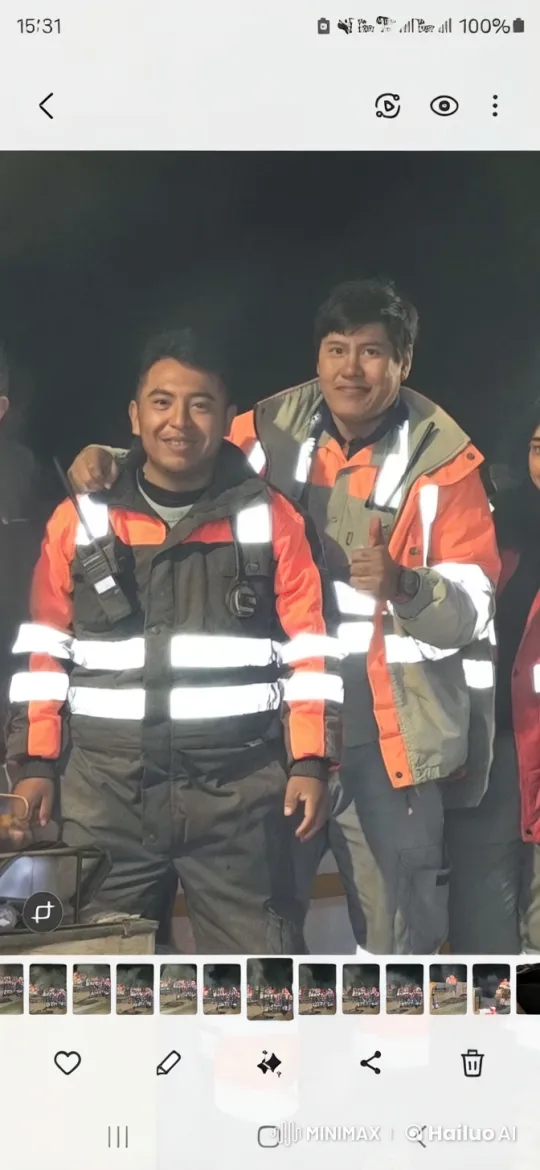 Men Share Affectionate Moment in Outdoor Gear – AI Generated Video | Hailuo AI
