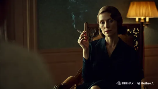 Contemplative Woman in Vintage Setting – AI Generated Video | Hailuo AI