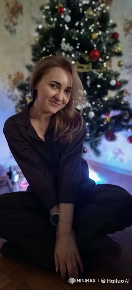 Live2D Animated New Year's Eve with Christmas Tree – AI Generated Video | Hailuo AI