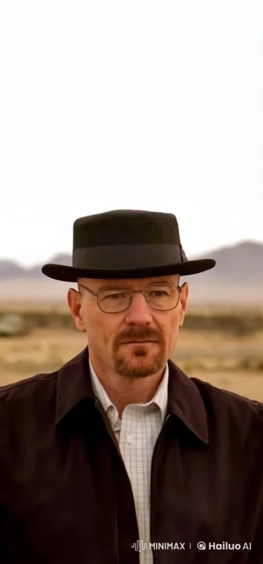 Man Contemplates in Desert, Smokes Cigarette – AI Generated Video | Hailuo AI