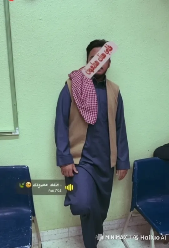 Man in Traditional Attire Mimics Smoking in Live2D Setting – AI Generated Video | Hailuo AI