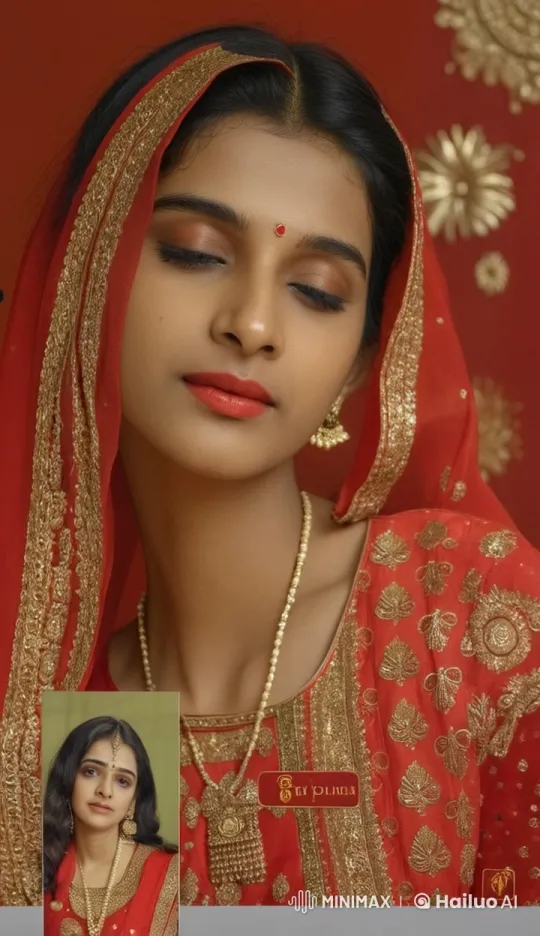 Traditional Attire and Evolving Emotions in Cultural Scene – AI Generated Video | Hailuo AI