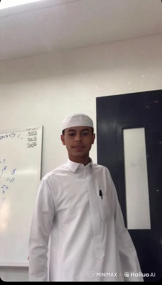 Man in Robe Smokes Calmly by Whiteboard – AI Generated Video | Hailuo AI