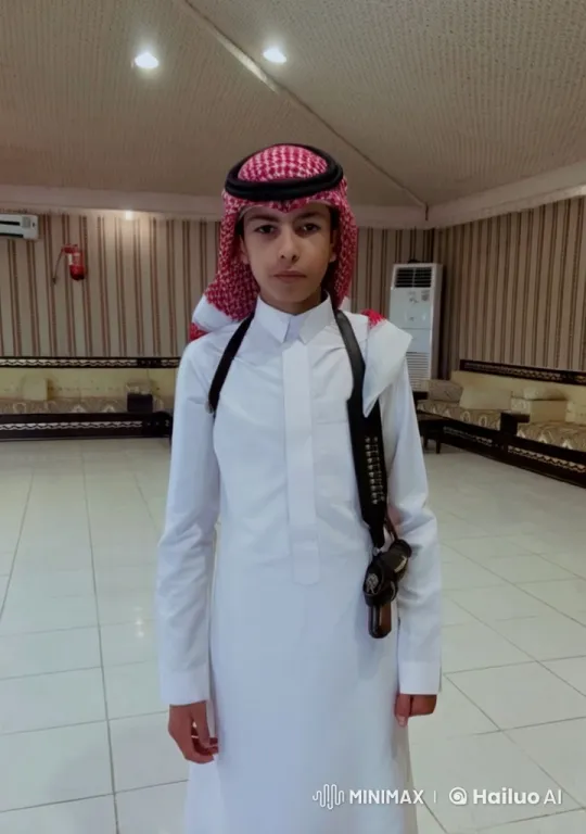 Young Boy in Traditional Attire Smokes Cigarette Deliberately – AI Generated Video | Hailuo AI