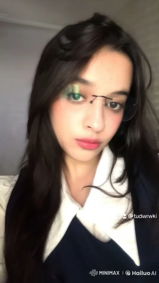 Young Woman Smoking in Gentle Atmosphere – AI Generated Video | Hailuo AI