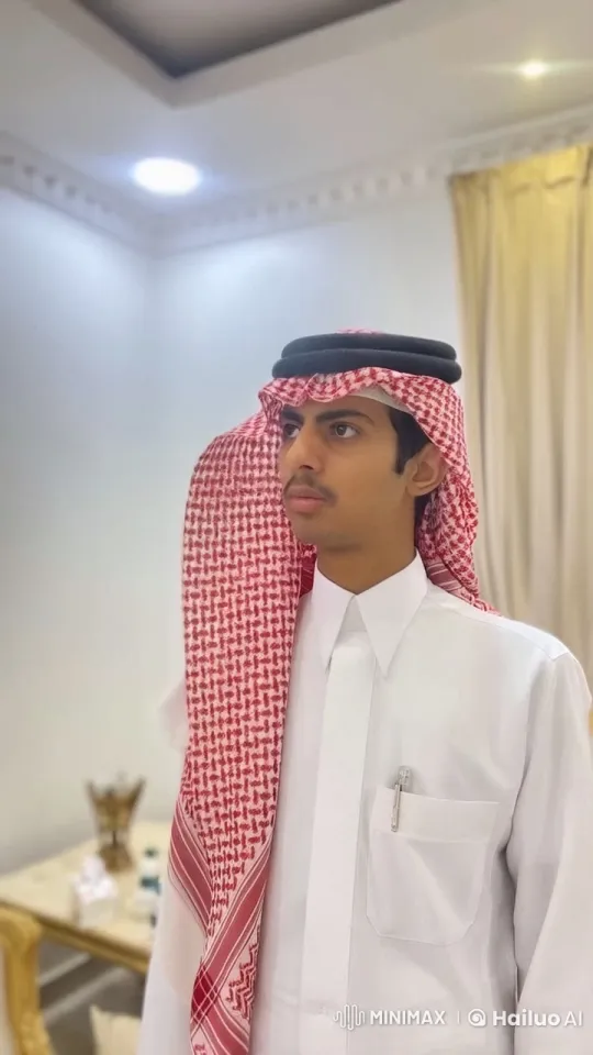 Young Man in Traditional Attire Contemplates with a Cigarette – AI Generated Video | Hailuo AI