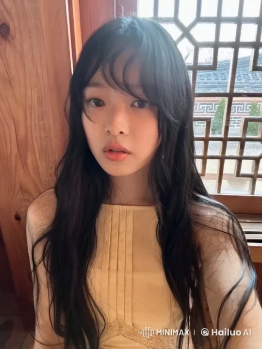 Young Woman Reflects in Sunlit Room with Cigarette – AI Generated Video | Hailuo AI