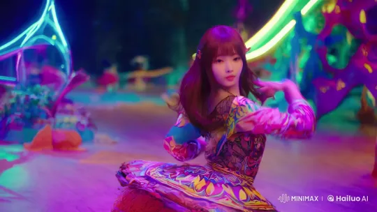 Anime Girl Dance in Surreal, Aesthetic Setting – AI Generated Video | Hailuo AI