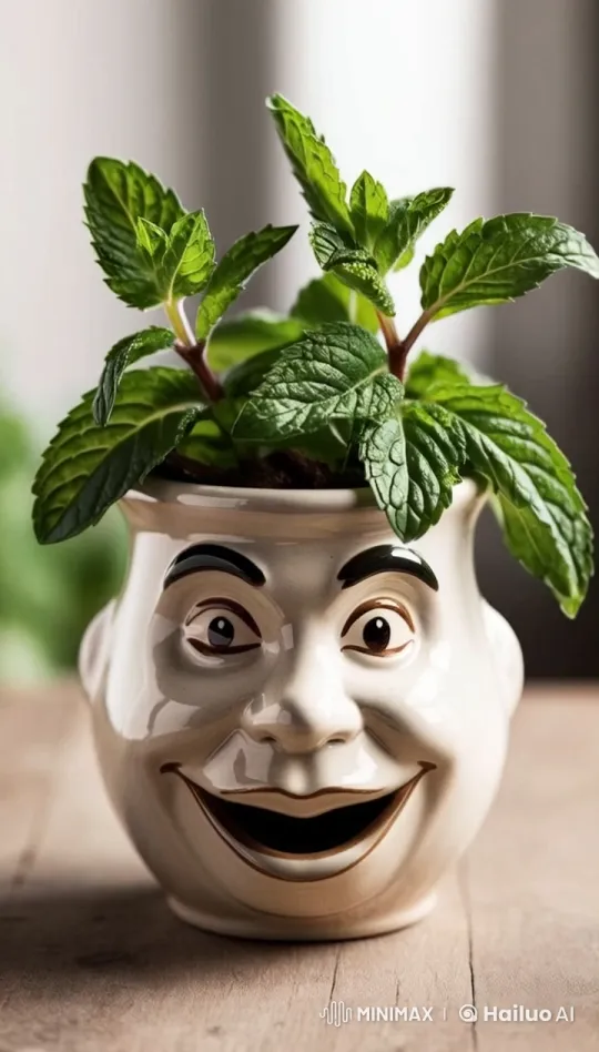 Animated Pot with Plant Brings Whimsy to Life – AI Generated Video | Hailuo AI