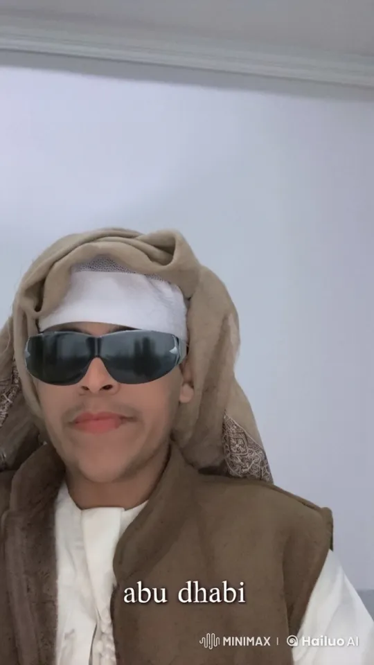 Traditional Attire and Smoking Ritual in Abu Dhabi – AI Generated Video | Hailuo AI