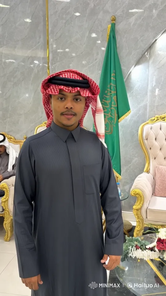 Man in Traditional Attire Smokes in Luxurious Setting – AI Generated Video | Hailuo AI