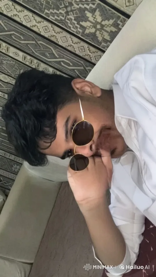 Young Man Relaxing on Couch, Smoking – AI Generated Video | Hailuo AI