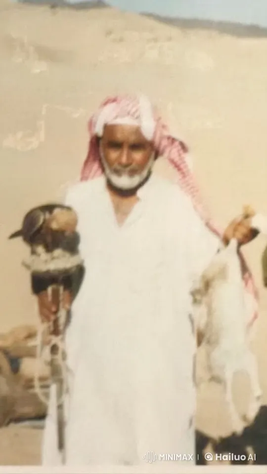 Traditional Desert Man with Falcon and Rabbit – AI Generated Video | Hailuo AI