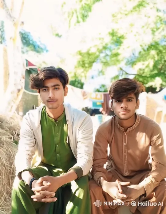 Traditional Men Watch Clouds Dance in Whimsical Festival Scene – AI Generated Video | Hailuo AI