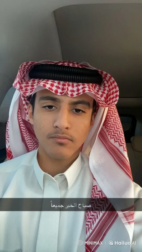 Traditional Attire, Smoking in Car with Calm Morning Greeting – AI Generated Video | Hailuo AI