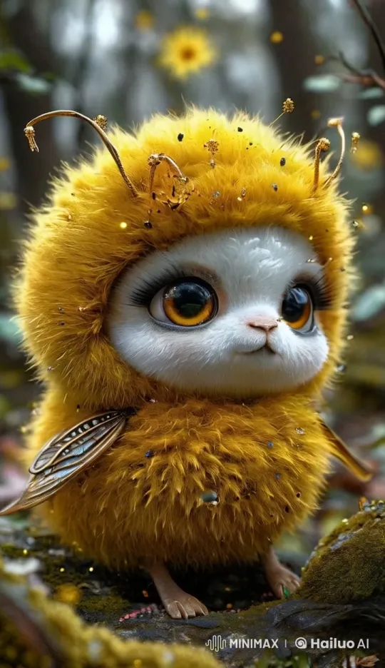 Melancholic Creature's Silent Journey in a Forest Glade – AI Generated Video | Hailuo AI